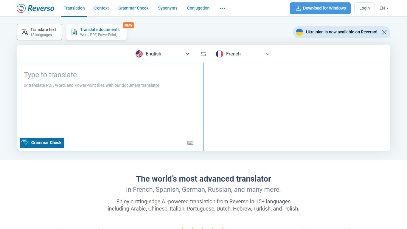 Reverso | Free translation, dictionary